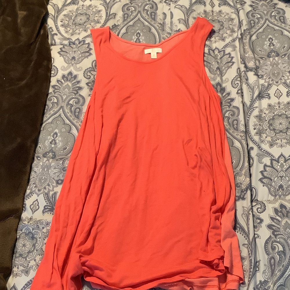 Charming Charlie Vibrant Pink Tank Top
